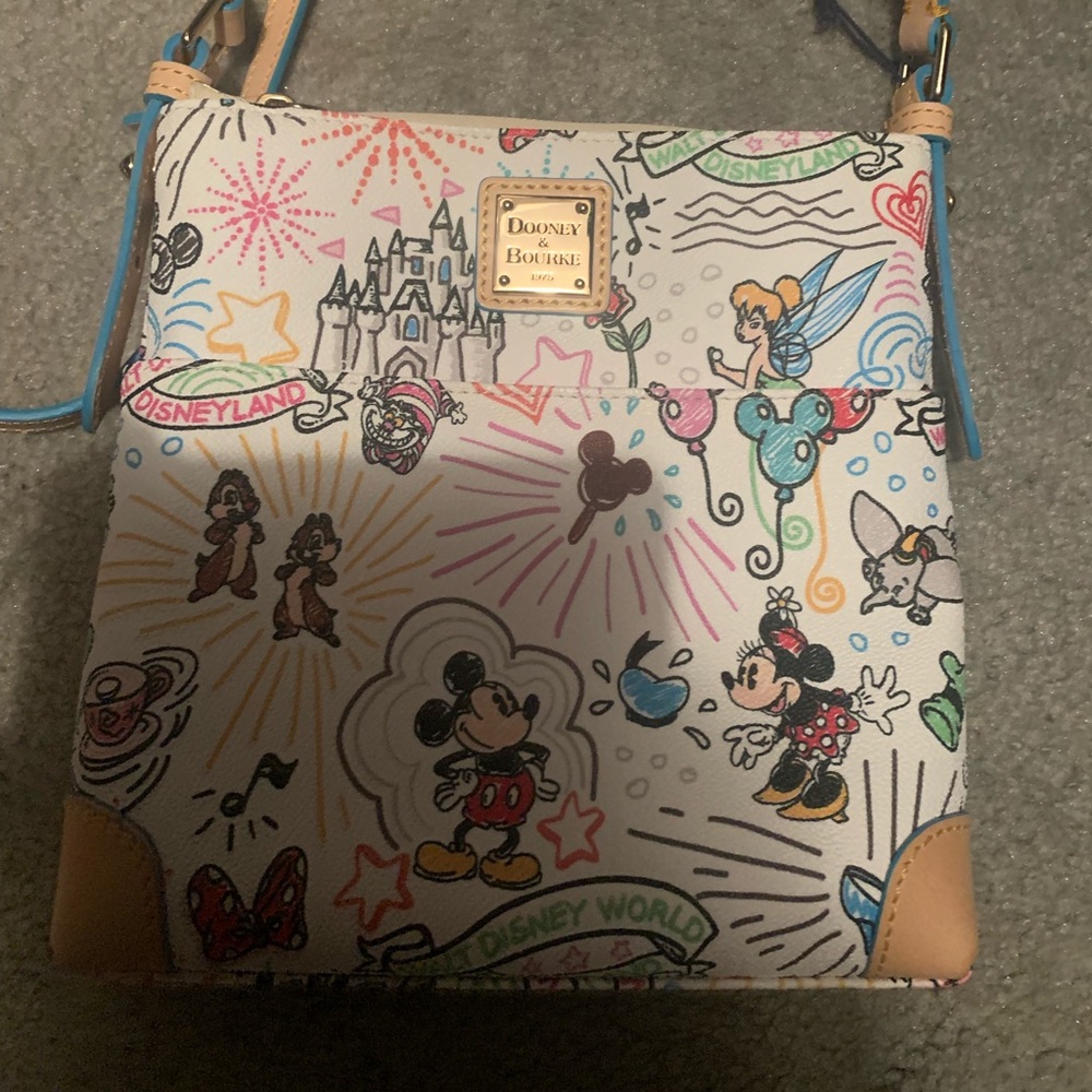 NWT Dooney and Bourke Disney Sketchbook Crossbody